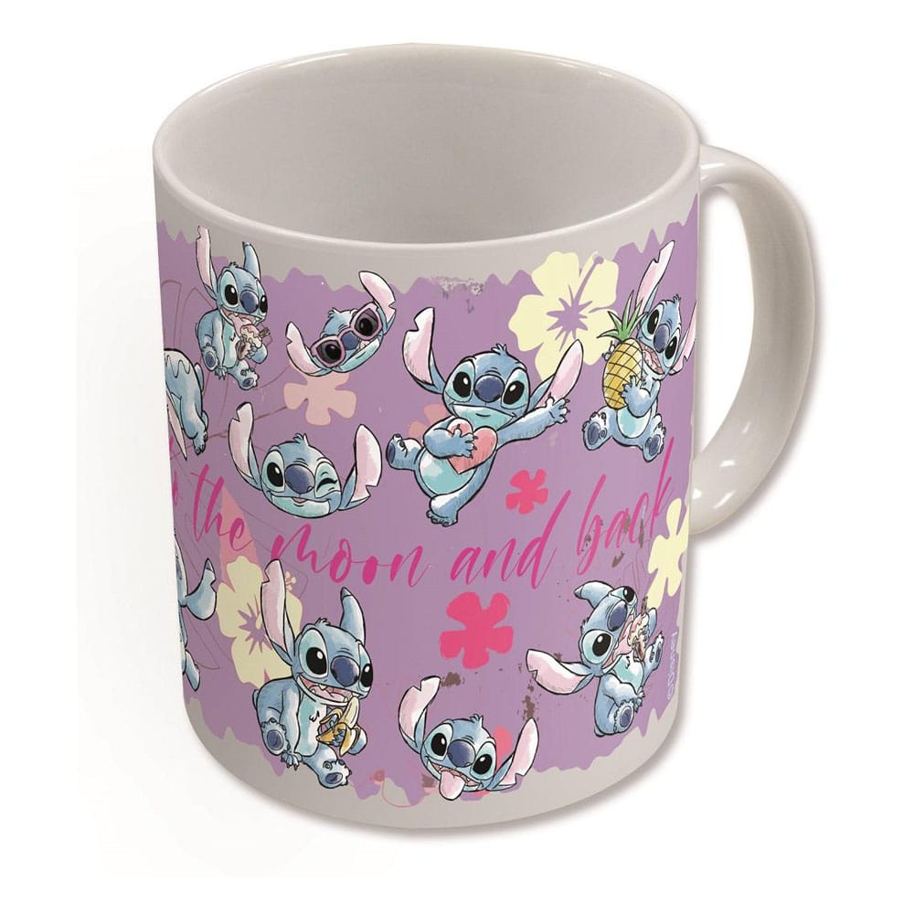 Lilo & Stitch Taza sensitiva al calor Stitch & Angel 325 ml