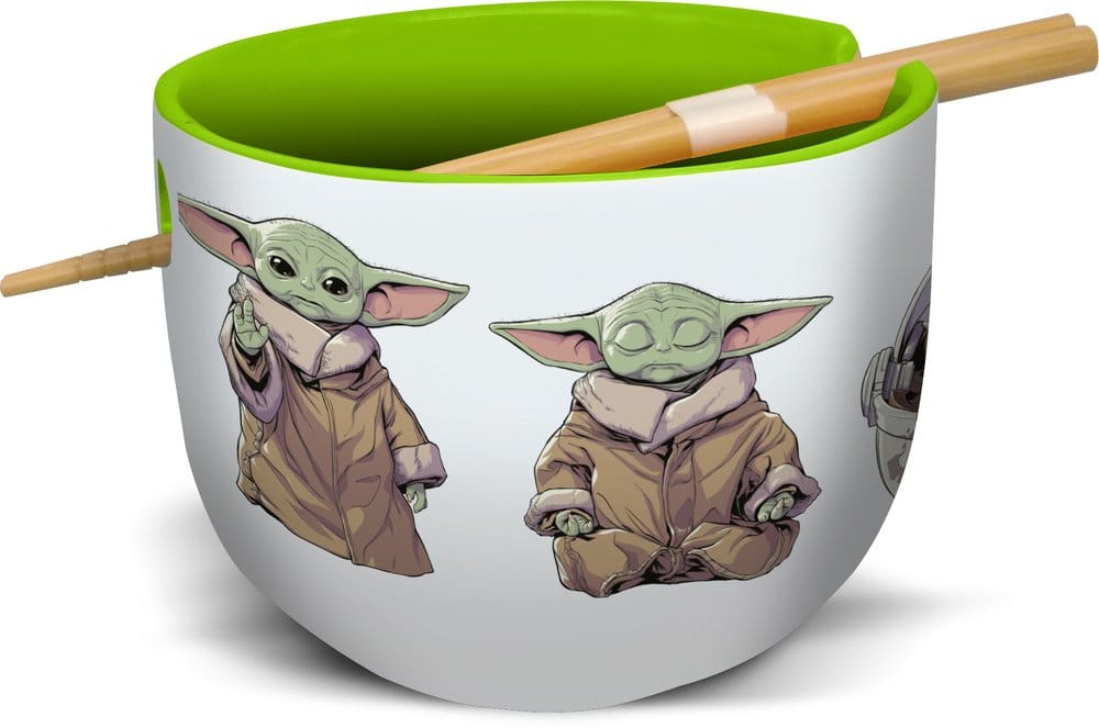 Star Wars: The Mandalorian Bol para Ramen con Palillos Grogu