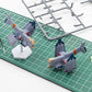 Rebuild of Evangelion Maqueta Plastic Model Kit SYUTO Tiny Scale UNAF Close Air Support VTOL Aircraft YAGR-3B 5 cm