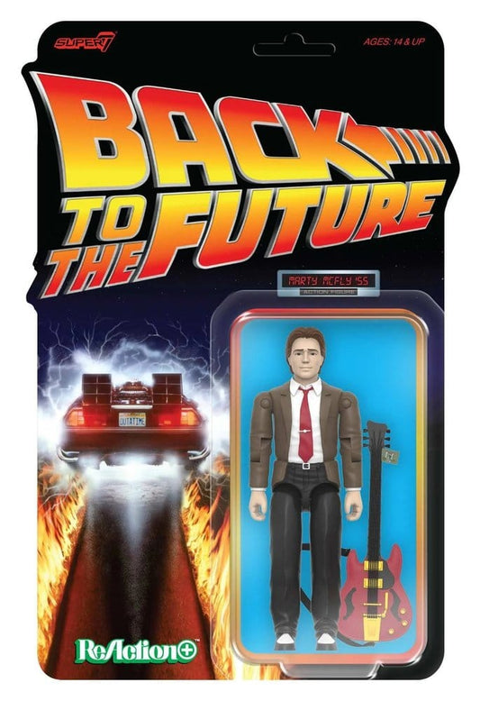 Regreso al Futuro Figura ReAction+ Wave 01 - Marty McFly '55 4 cm