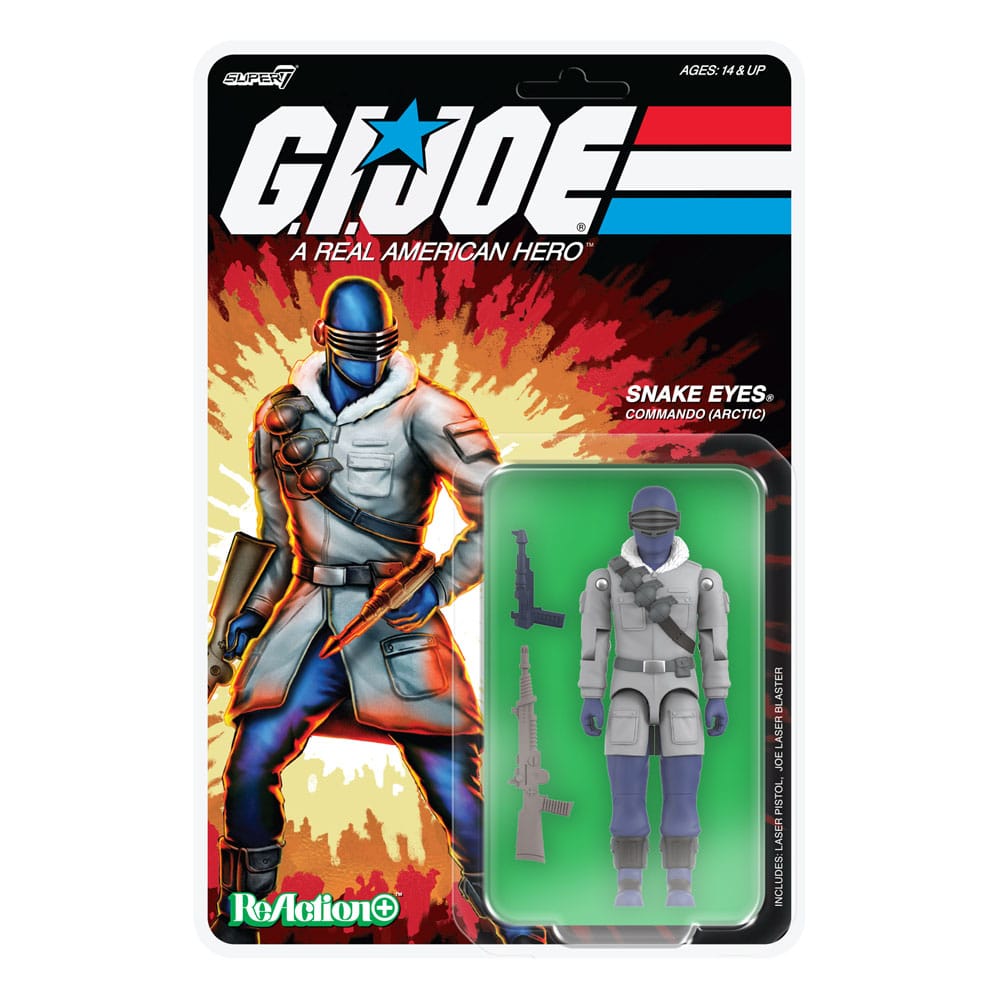 GI Joe (Movie) Figura ReAction+ Wave 5 Arctic Snake Eyes (Movie) 10 cm - Z POP Toys