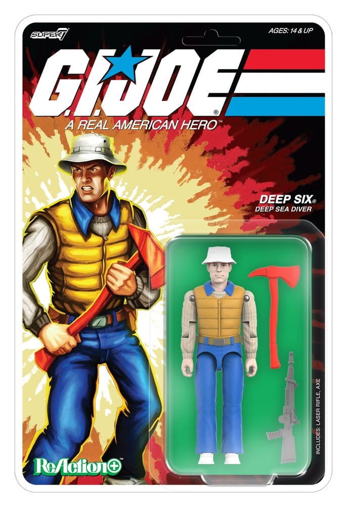 G.I. Joe (Comic) ReAction+ Figura Wave 09 Deep Six
