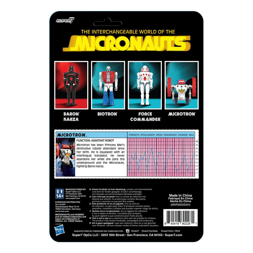 Micronauts Figura ReAction+ Microtron 9 cm - Z POP Toys