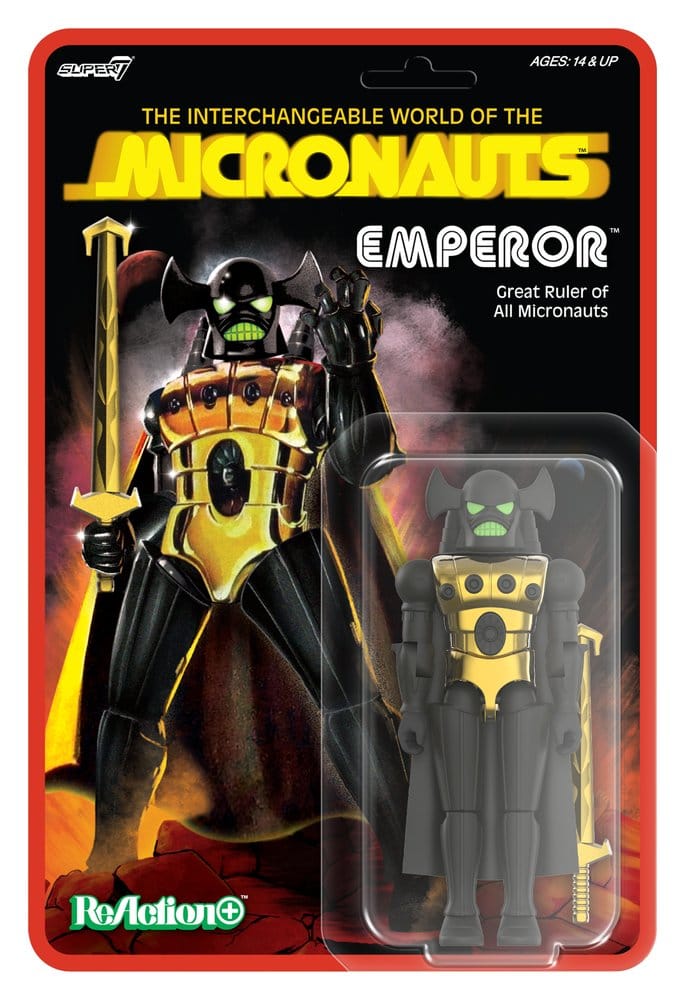 Micronauts Figura ReAction+ Wave 03 Emperor 10 cm