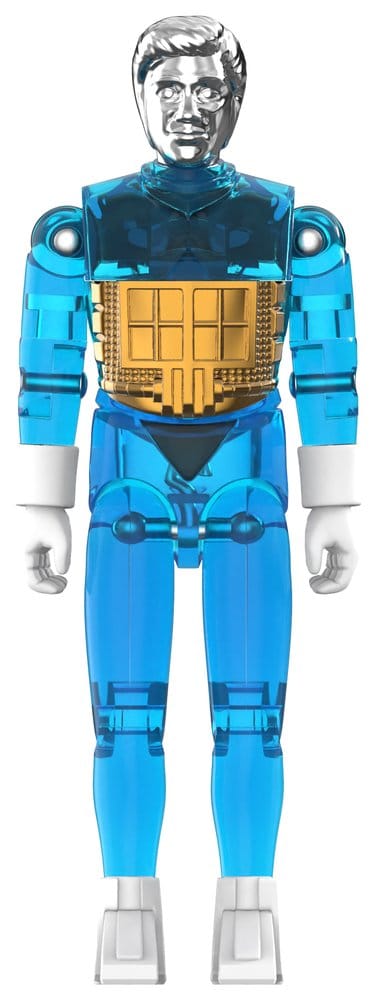 Micronauts Figura ReAction+ Wave 03 Time Traveler (Translucent Blue) 10 cm