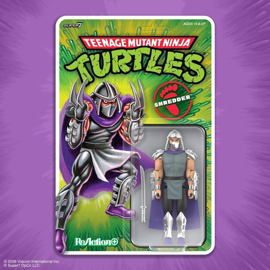 Teenage Mutant Ninja Turtles ReAction+ Figura Wave 01 Shredder