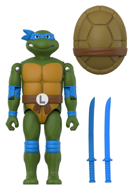 Teenage Mutant Ninja Turtles ReAction+ Figura Wave 02 Leonardo