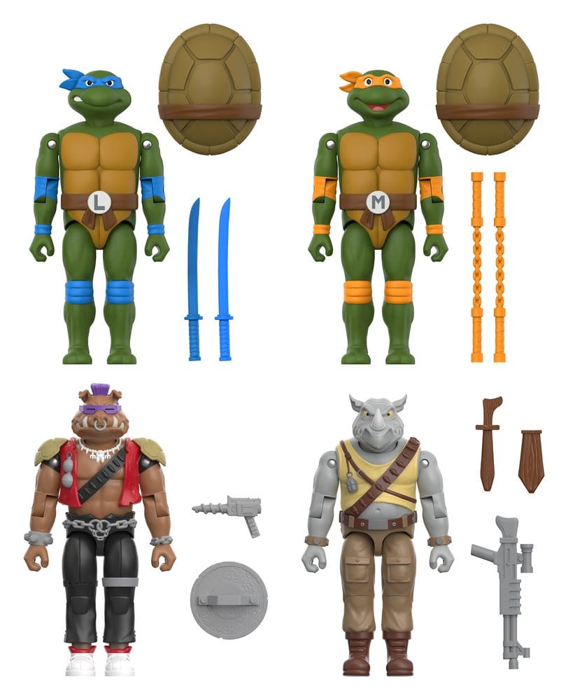 Teenage Mutant Ninja Turtles ReAction+ Figura Wave 02 Leonardo