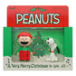 Peanuts pack de 2 Figuras ReAction Brown and Snoopy (Caroling) 10 cm - Z POP Toys