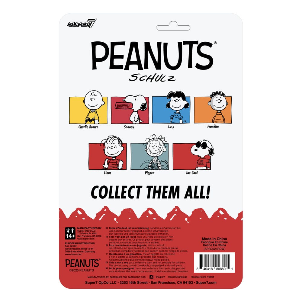 Peanuts Figura ReAction Wave 8 Joe Cool 9 cm - Z POP Toys