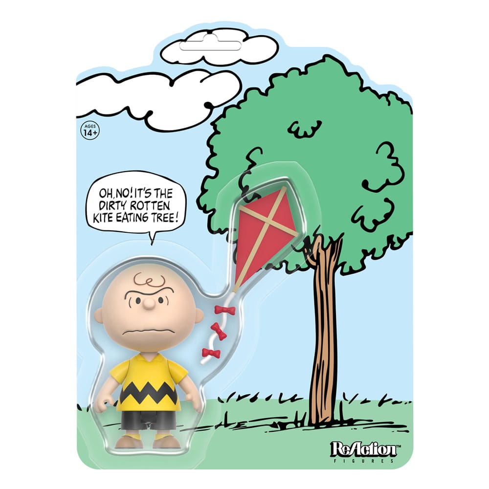 Peanuts Figura ReAction Charlie Brown and the Kite-Eating Tree (Comic Panel) 9 cm - Z POP Toys