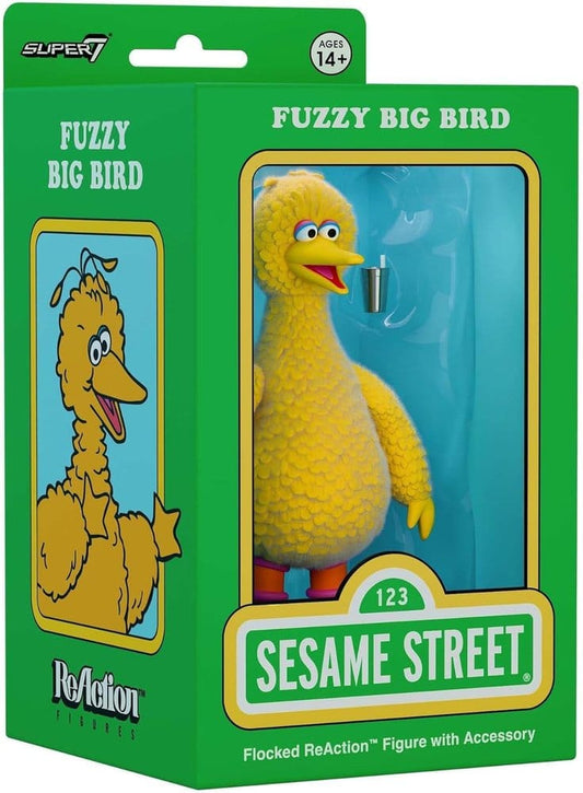 Barrio Sésamo ReAction Figura Big Bird (Flocked)