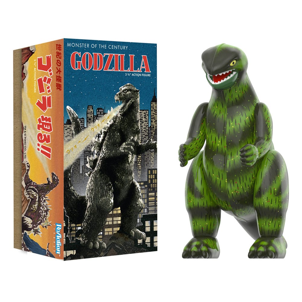 Godzilla Figura Toho ReAction Wave 01 (Retro Tin) Godzilla (Marusan Tin) 10 cm - Z POP Toys