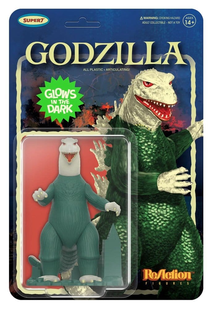 Godzilla Toho Figura ReAction Godzilla Model Kit (Glow) 10 cm