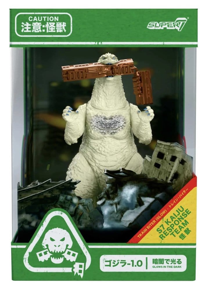 Godzilla Toho Figura ReAction Minus One (Train Biter - Glow) 15 cm