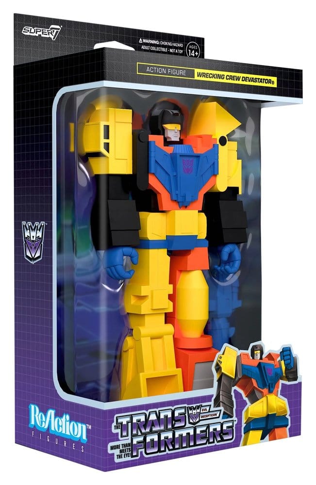 Transformers Figura ReAction Devastator 10 cm