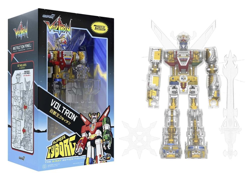Voltron Super Cyborg Figura Voltron (Clear) 35 cm