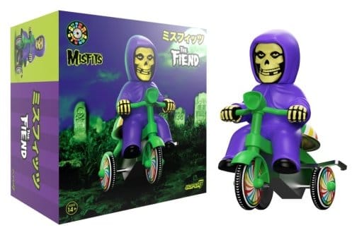 Misfits Super Cycles Vehículo Fiend (Purple w/ Green Trike)