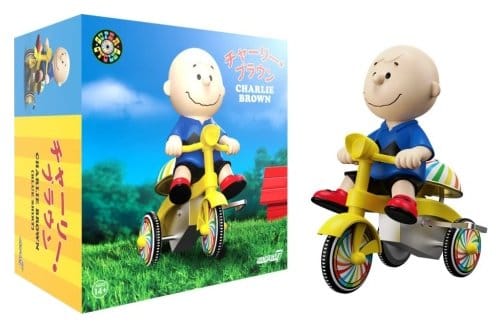 Peanuts Super Cycles Vehículo Charlie Brown (Blue w/ Yellow Trike)