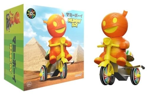 Super7 Super Cycles Vehículo Mummy Boy (Orange w/ Yellow Trike)