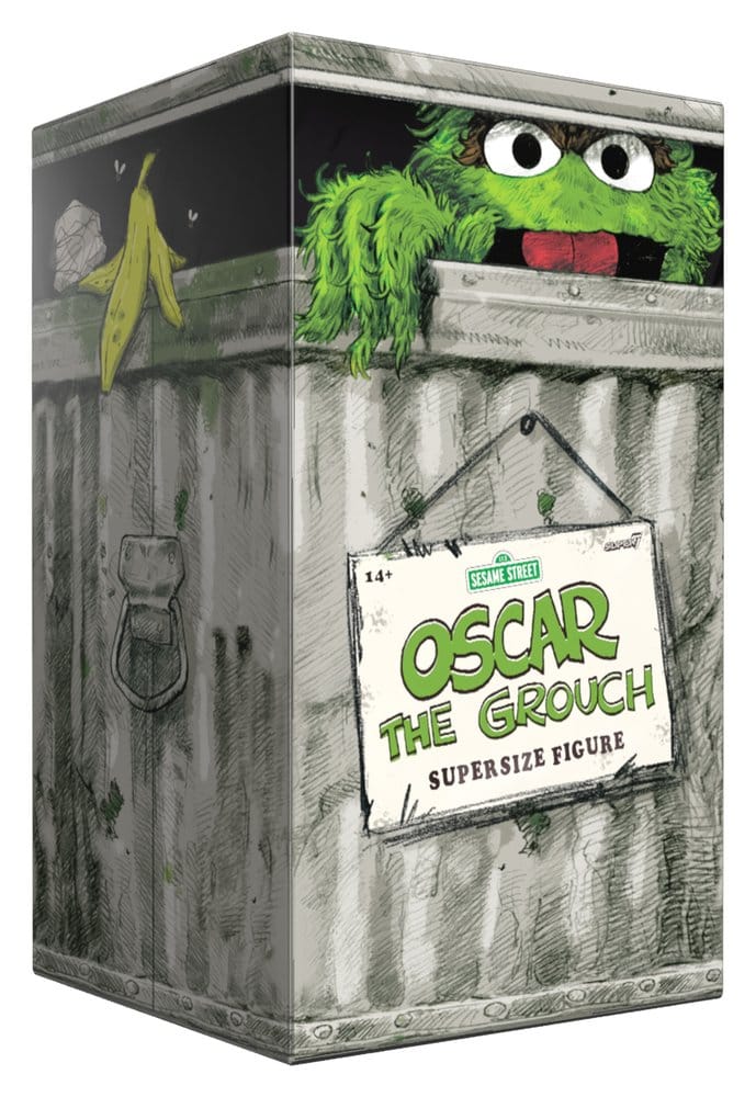 Sesame Street SuperSize Figura de Vinilo Oscar The Grouch