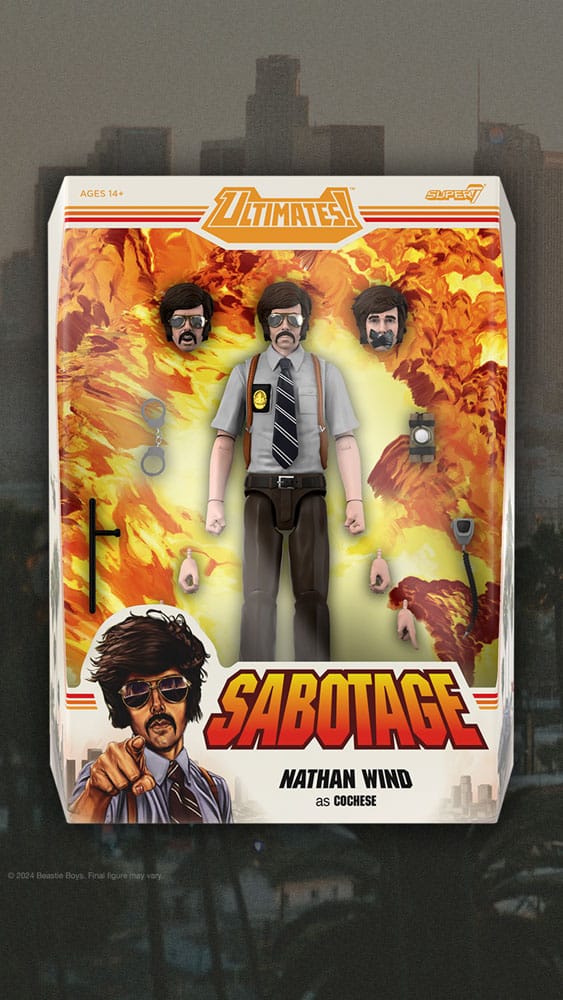 Beastie Boys Figura Ultimates Wave 1 Nathan Wind as  "Cochese" 18 cm