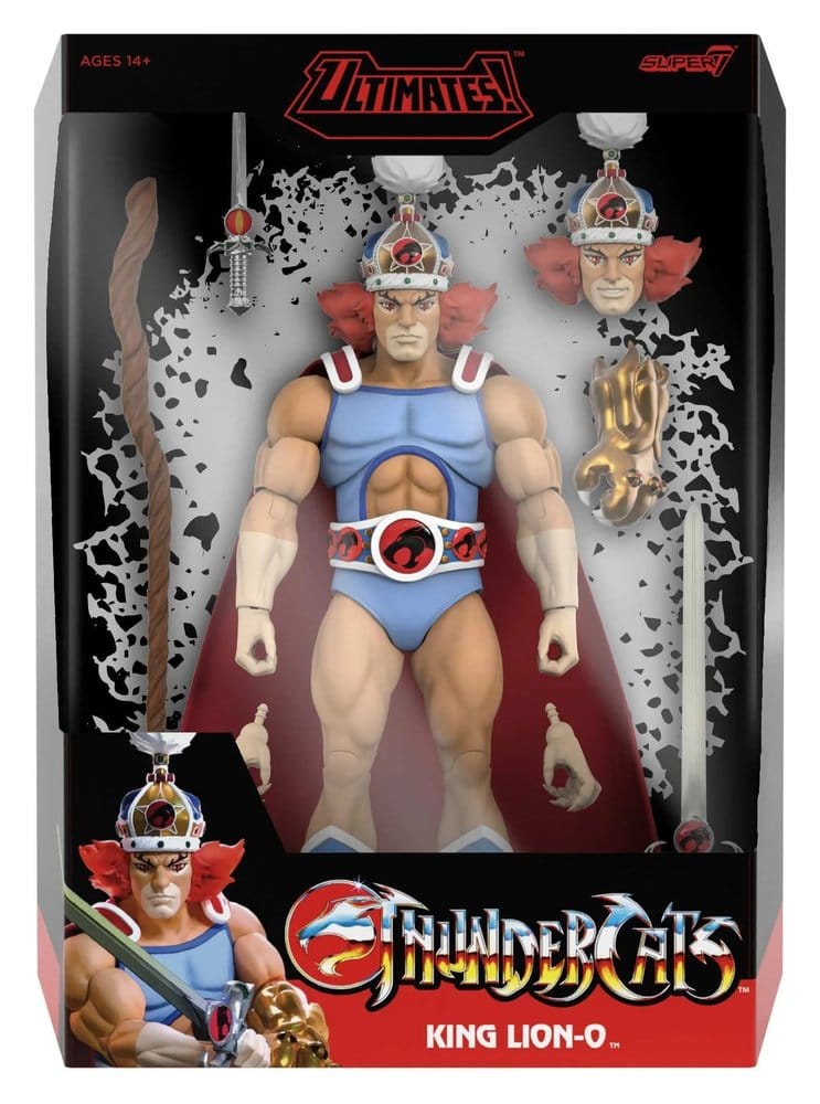 ThunderCats: Los felinos cósmicos Ultimates Figura Wave 14 - King Lion-O 18 cm