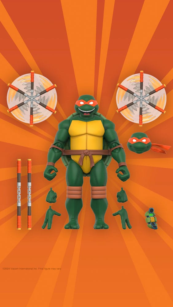 Teenage Mutant Ninja Turtles Figura Ultimates Wave 12 Michelangelo 18 cm