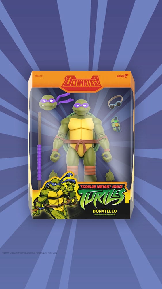 Teenage Mutant Ninja Turtles Figura Ultimates Wave 12 Donatello 18 cm