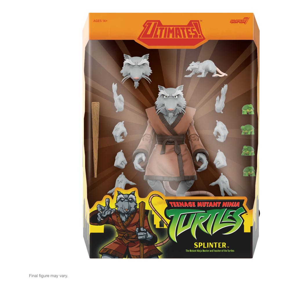 Teenage Mutant Ninja Turtles Figura Ultimates Wave 13 Splinter 18 cm - Z POP Toys