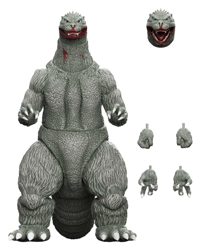 Godzilla (1989) Toho Ultimates Figura - Godzilla (Greyscale Comic Book - Thirsty for Blood) 24 cm