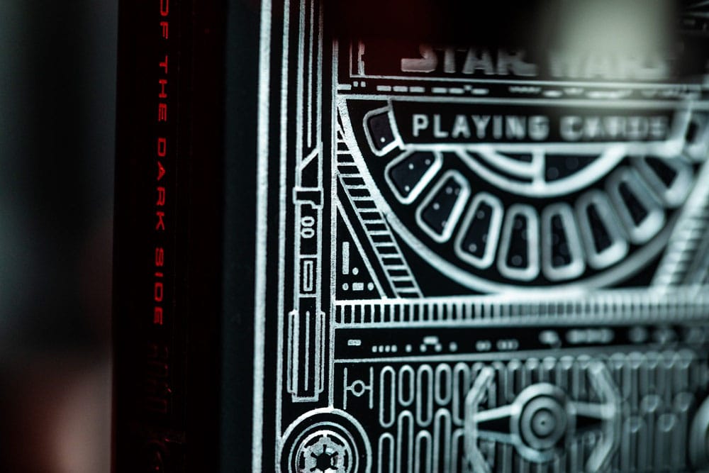 Star Wars Baraja de cartas Silver Edition Dark Side