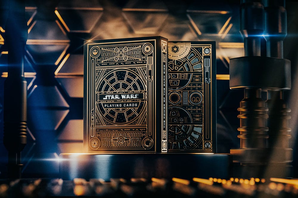 Star Wars Baraja de cartas Gold Version