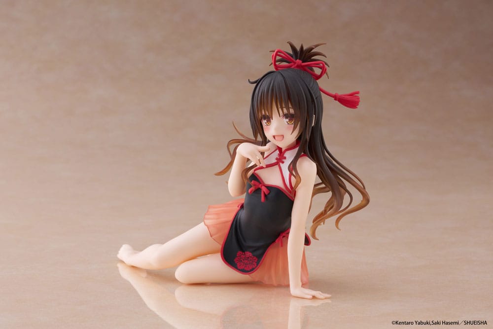 To Love-Ru Darkness Estatua PVC Desktop Cute Figure Mikan Yuki Chinese Dress Ver. 13 cm - Z POP Toys