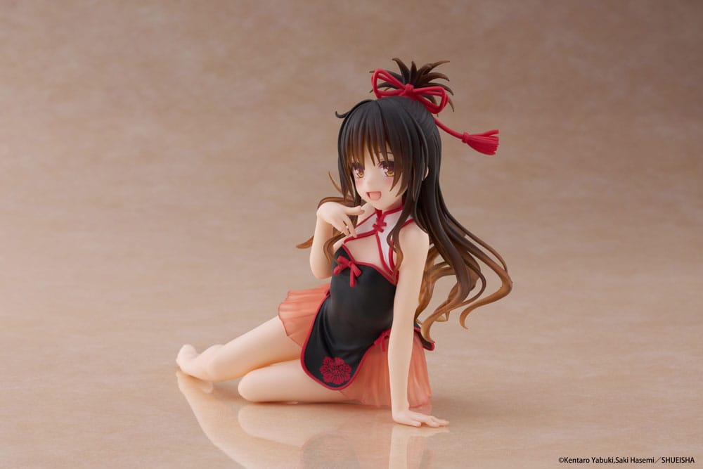 To Love-Ru Darkness Estatua PVC Desktop Cute Figure Mikan Yuki Chinese Dress Ver. 13 cm - Z POP Toys