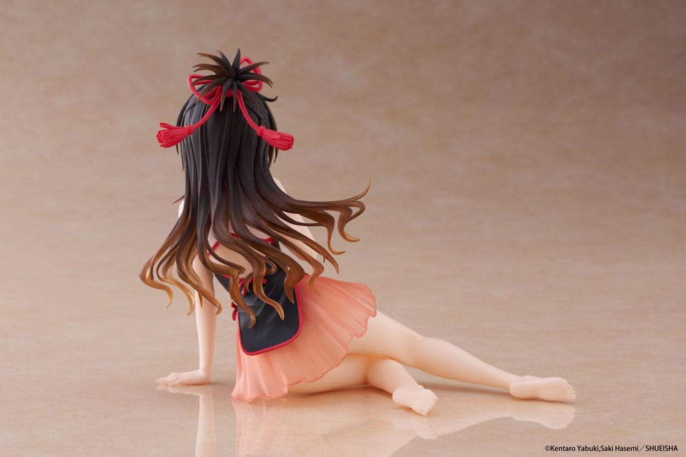 To Love-Ru Darkness Estatua PVC Desktop Cute Figure Mikan Yuki Chinese Dress Ver. 13 cm - Z POP Toys
