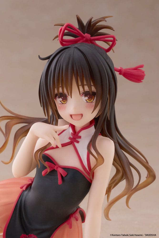 To Love-Ru Darkness Estatua PVC Desktop Cute Figure Mikan Yuki Chinese Dress Ver. 13 cm - Z POP Toys