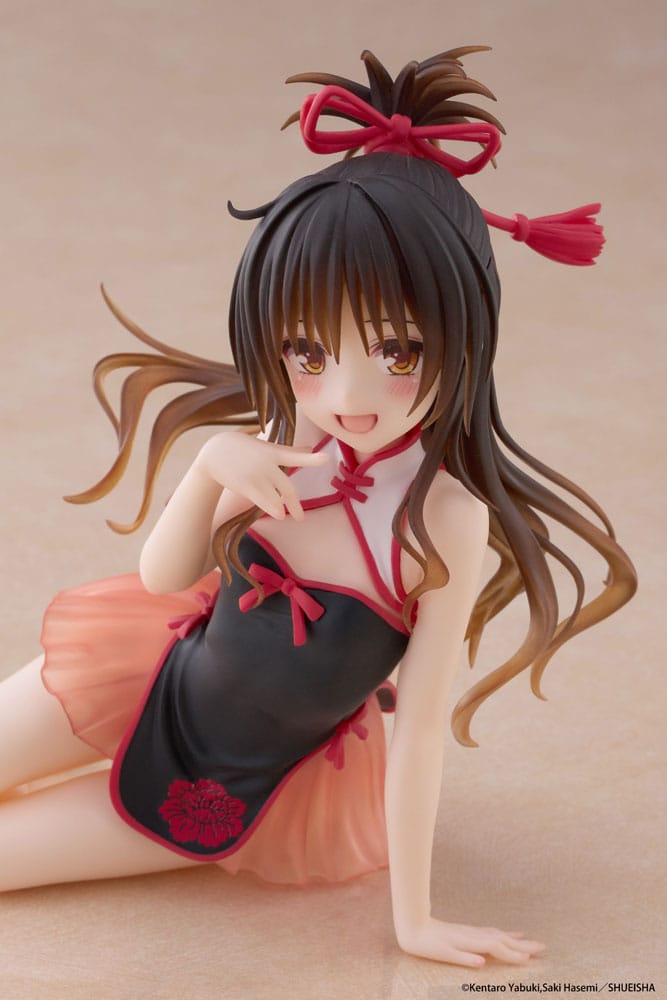 To Love-Ru Darkness Estatua PVC Desktop Cute Figure Mikan Yuki Chinese Dress Ver. 13 cm - Z POP Toys