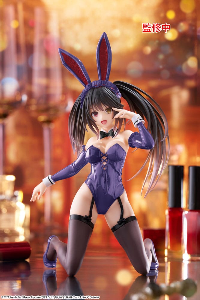 Date A Live V Estatua PVC Desktop Cute Figure Kurumi Tokisaki Bunny Ver. Renewal 13 cm - Z POP Toys