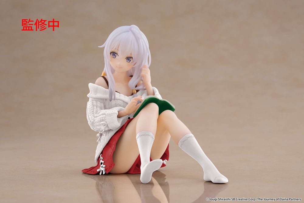 Wandering Witch: The Journey of Elaina Estatua PVC Desktop Cute Figure Elaina Casual Clothes Ver. Renewal 13 cm - Z POP Toys