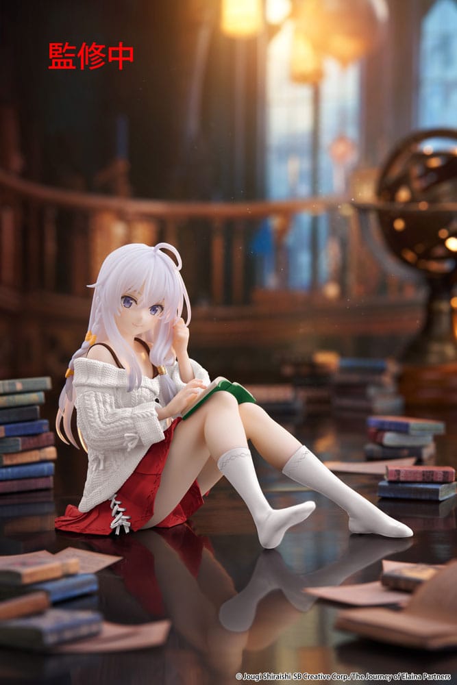 Wandering Witch: The Journey of Elaina Estatua PVC Desktop Cute Figure Elaina Casual Clothes Ver. Renewal 13 cm - Z POP Toys