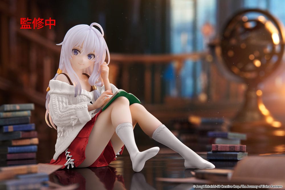 Wandering Witch: The Journey of Elaina Estatua PVC Desktop Cute Figure Elaina Casual Clothes Ver. Renewal 13 cm - Z POP Toys