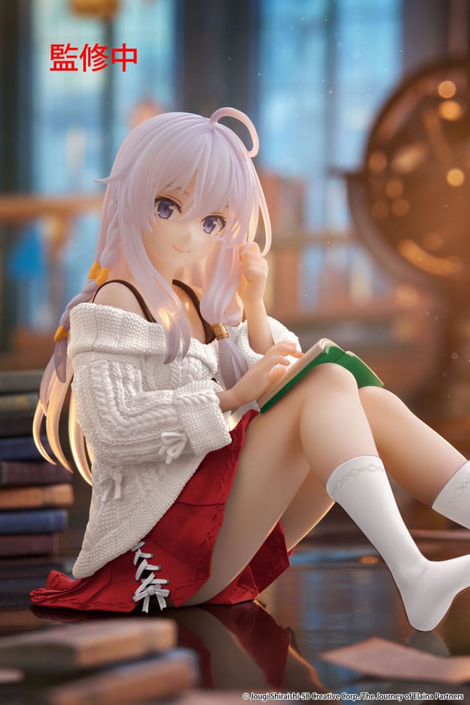 Wandering Witch: The Journey of Elaina Estatua PVC Desktop Cute Figure Elaina Casual Clothes Ver. Renewal 13 cm - Z POP Toys
