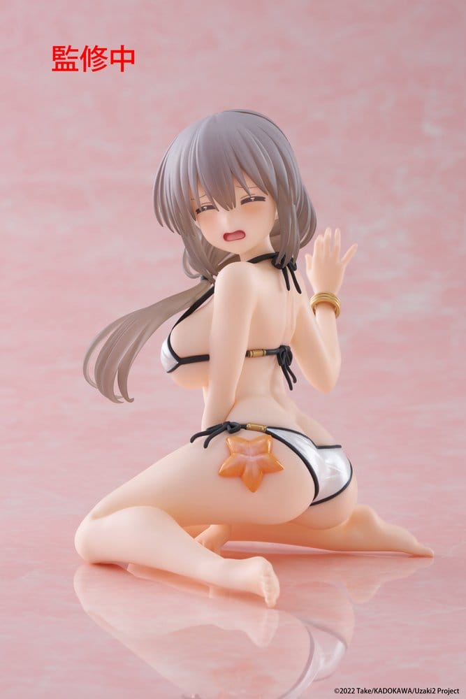 Uzaki-chan Wants to Hang Out! Estatua PVC Desktop Cute Figure Tsuki Uzaki (Swimwear Ver.) 13 cm