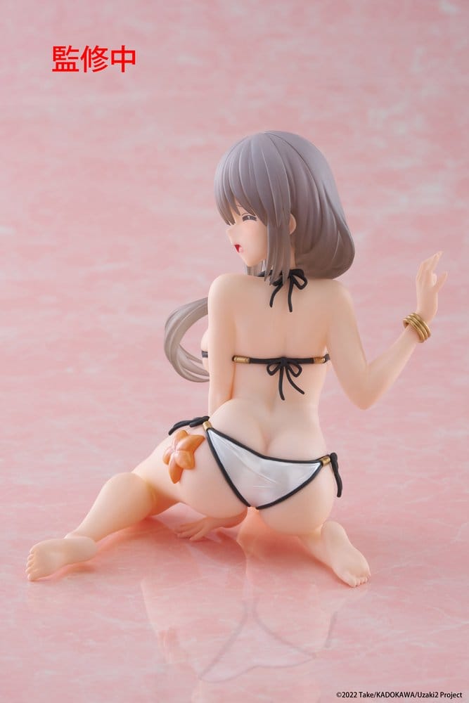 Uzaki-chan Wants to Hang Out! Estatua PVC Desktop Cute Figure Tsuki Uzaki (Swimwear Ver.) 13 cm