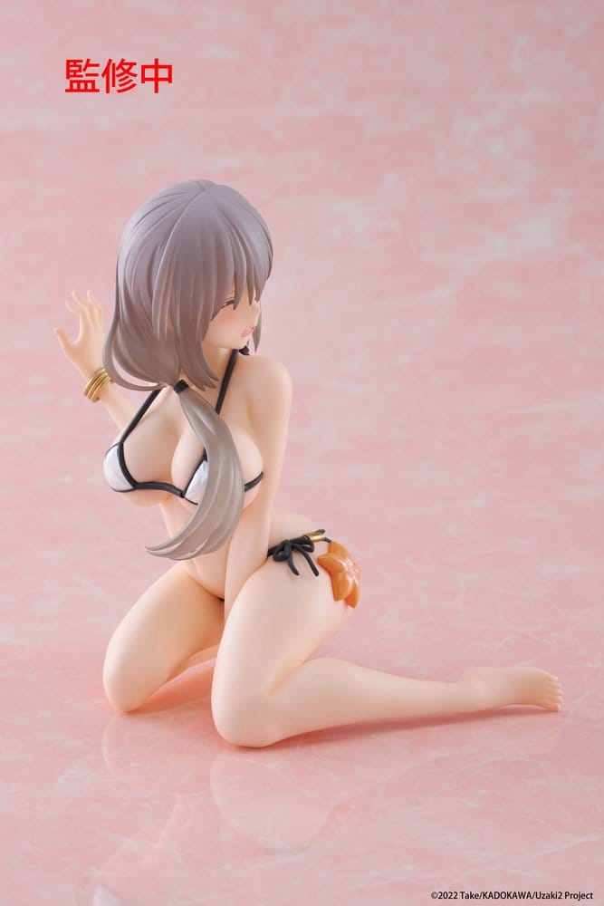 Uzaki-chan Wants to Hang Out! Estatua PVC Desktop Cute Figure Tsuki Uzaki (Swimwear Ver.) 13 cm