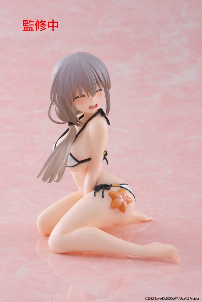 Uzaki-chan Wants to Hang Out! Estatua PVC Desktop Cute Figure Tsuki Uzaki (Swimwear Ver.) 13 cm