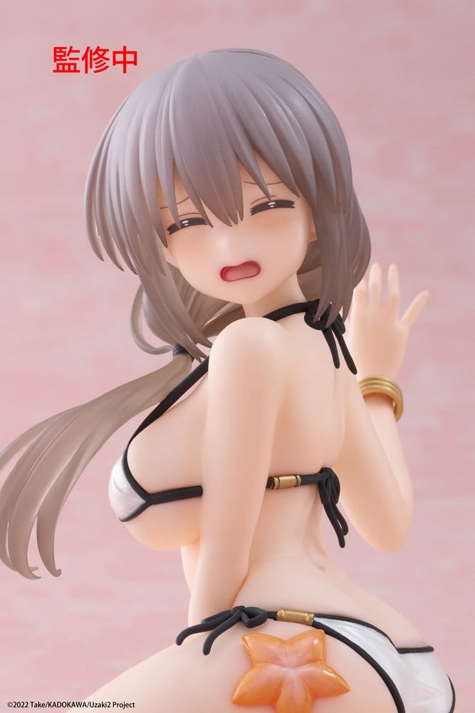 Uzaki-chan Wants to Hang Out! Estatua PVC Desktop Cute Figure Tsuki Uzaki (Swimwear Ver.) 13 cm