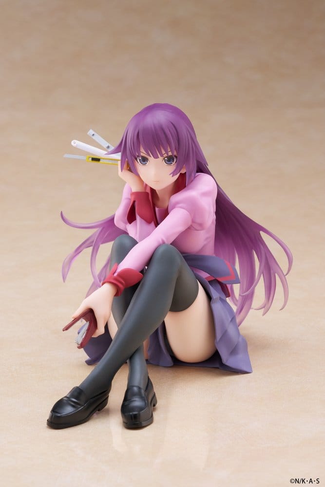 Monogatari Estatua PVC Desktop Cute Figure Hitagi Senjougahara 13 cm