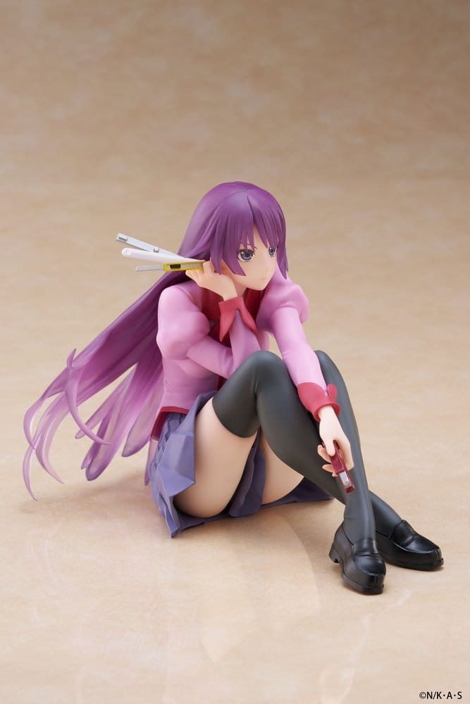 Monogatari Estatua PVC Desktop Cute Figure Hitagi Senjougahara 13 cm